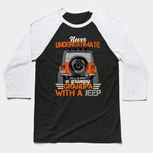 Jeep Grandpa Funny Baseball T-Shirt